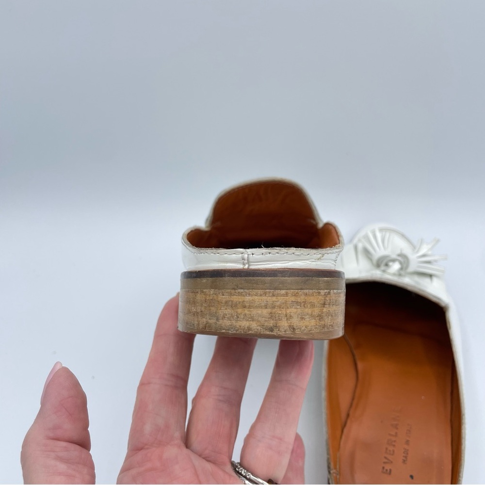 Everlane Modern Loafer Italian Mule 8 1/2 White - Picture 13 of 16